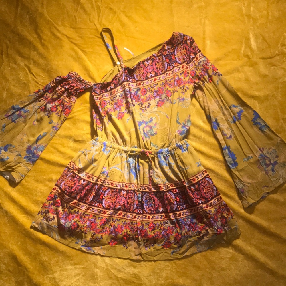Stunning free people floral pattern dress xs